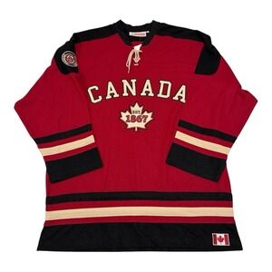 NWT Teepee Sports Canada‎ Hockey Jersey XL Official Sewn Stitched Ice Hockey